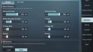 BGMI Sensitivity Settings : Best Camera, ADS, and Gyroscope Settings for Battlegrounds Mobile India